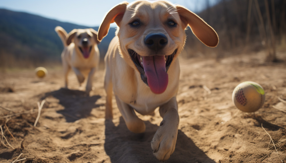 Les Labradors et le sport : des athlètes nés