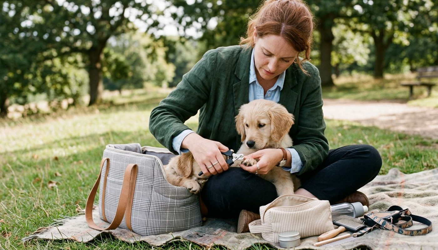 Animaux domestiques - Transporter son chiot : le détail toilettage que tout le monde néglige